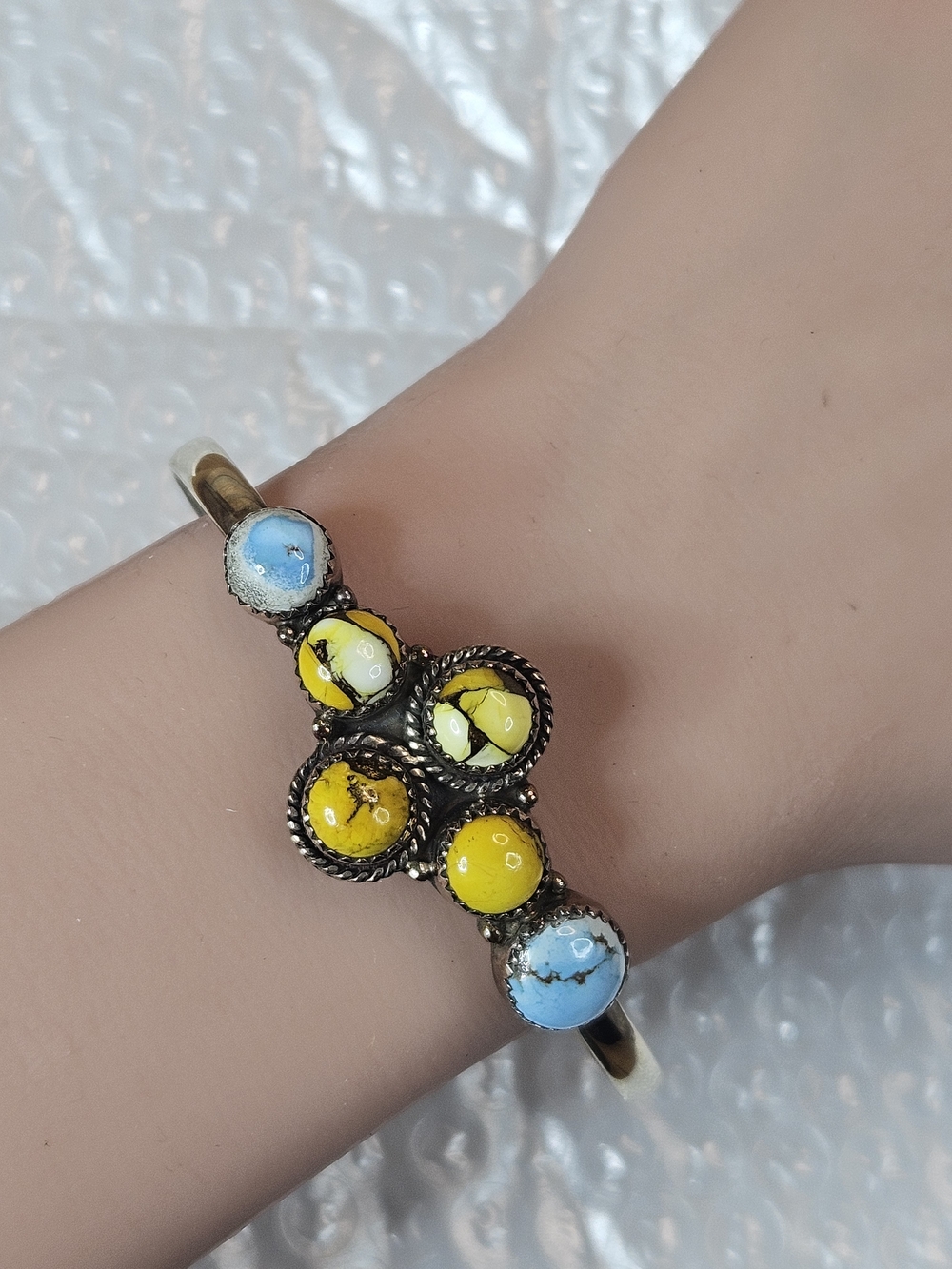 Golden Hills And Honey Dahlia Cuff Bracelet - Women Jewelry